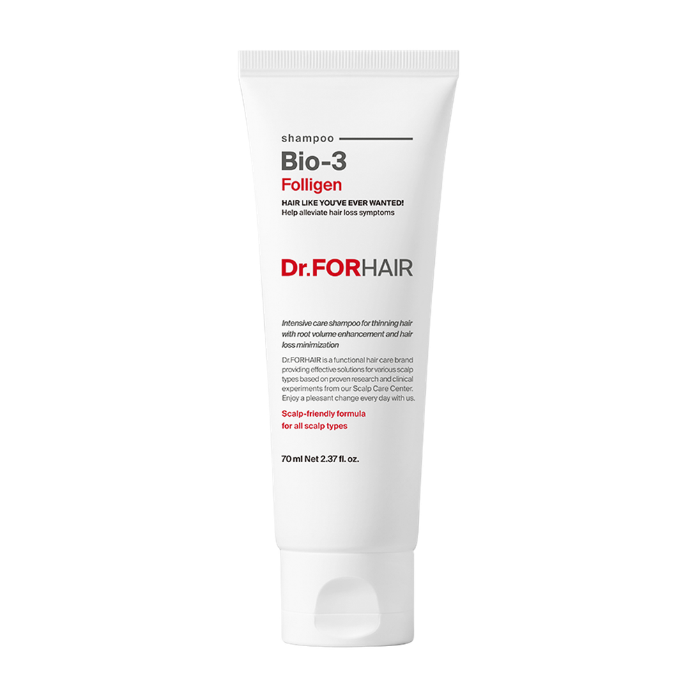 Увлажняющий шампунь от выпадения волос Dr.Forhair Folligen Bio-3 Shampoo (70ml)