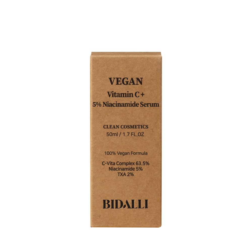 BIDALLI VEGAN Vitamin C+ 5% Niacinamide Serum, 50 ml.