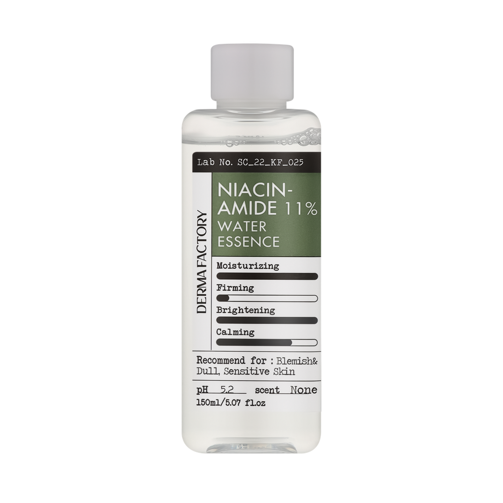 DERMA FACTORY Niacinamide 11% Water Essence, 150 ml.