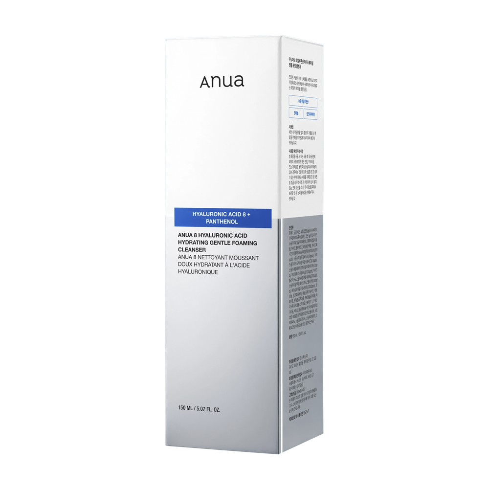 Мягкая пенка для умывания Anua 8 Hyaluronic Acid Hydrating Gentle Foaming Cleanser