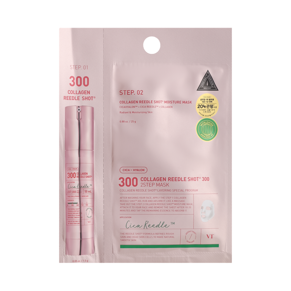 VT Cosmetics Collagen Reedle Shot 300 2Step Mask