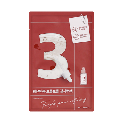 numbuzin No.3 Tingle-pore Softening Sheet Mask