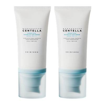 SKIN1004 Twin Pack Madagascar Centella Hyalu-Cica Water-Fit Sun Serum SPF50+ PA++++ , 50ml (2 шт.)