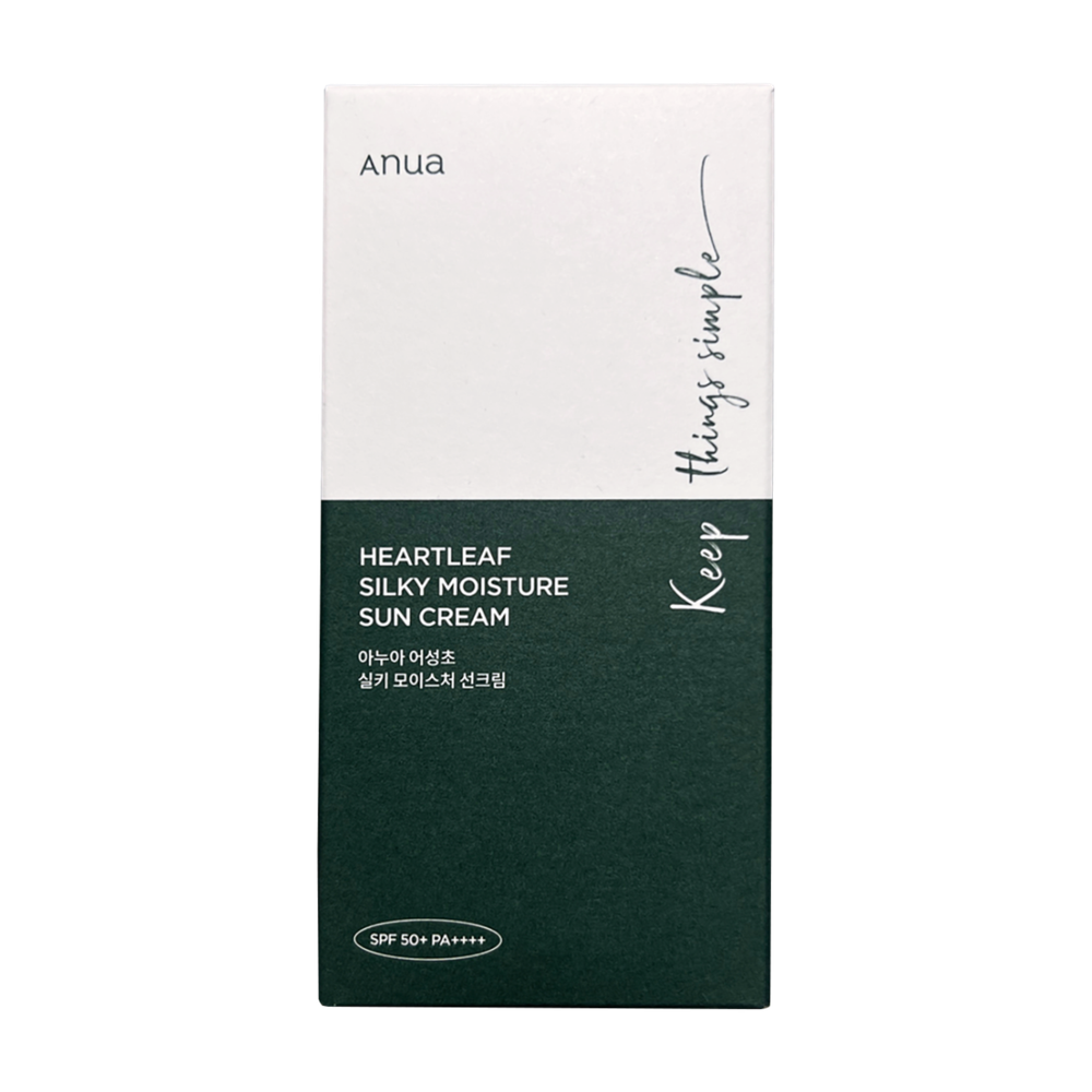 Anua Heartleaf Silky Moisture Sun Cream SPF 50+ PA++++