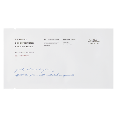 Dr.Althea Natural Brightening Velvet Mask
