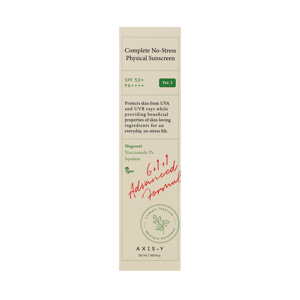 AXIS-Y Complete No-Stress Physical Sunscreen V. 3 SPF50+ PA++++