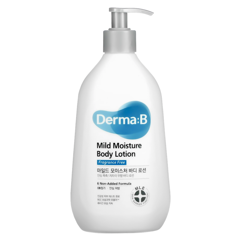 Ламеллярный лосьон для тела для чувствительной кожи Derma:B Mild Moisture Body Lotion