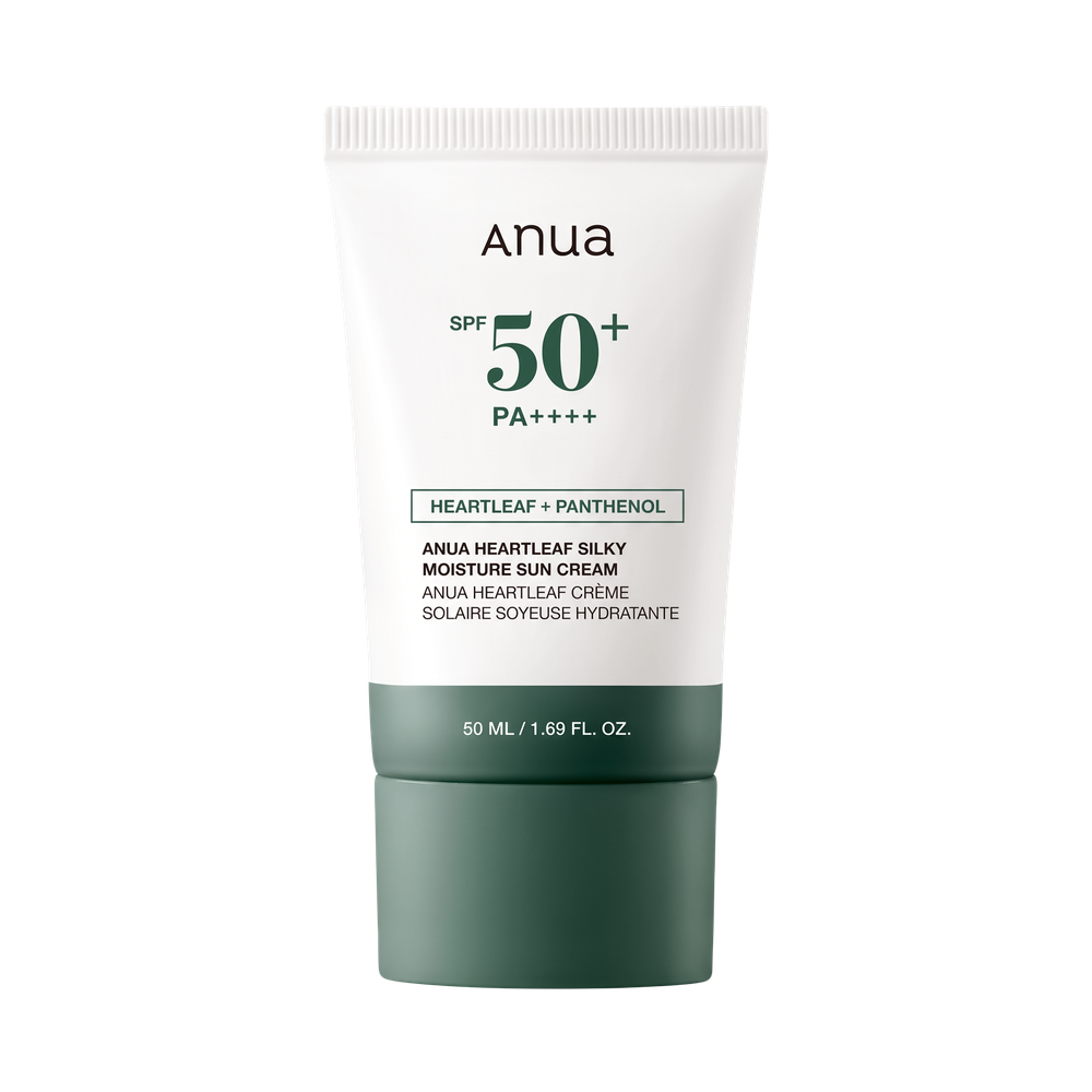 Anua Heartleaf Silky Moisture Sun Cream SPF 50+ PA++++, 50 ml.