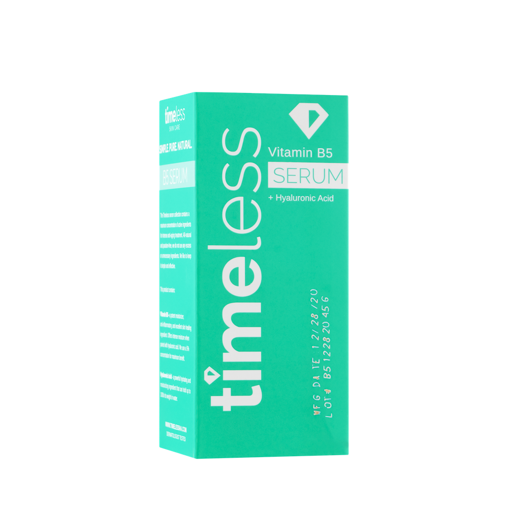 TIMELESS SKIN CARE Vitamin B5 + Hyaluronic Acid, 30 ml.