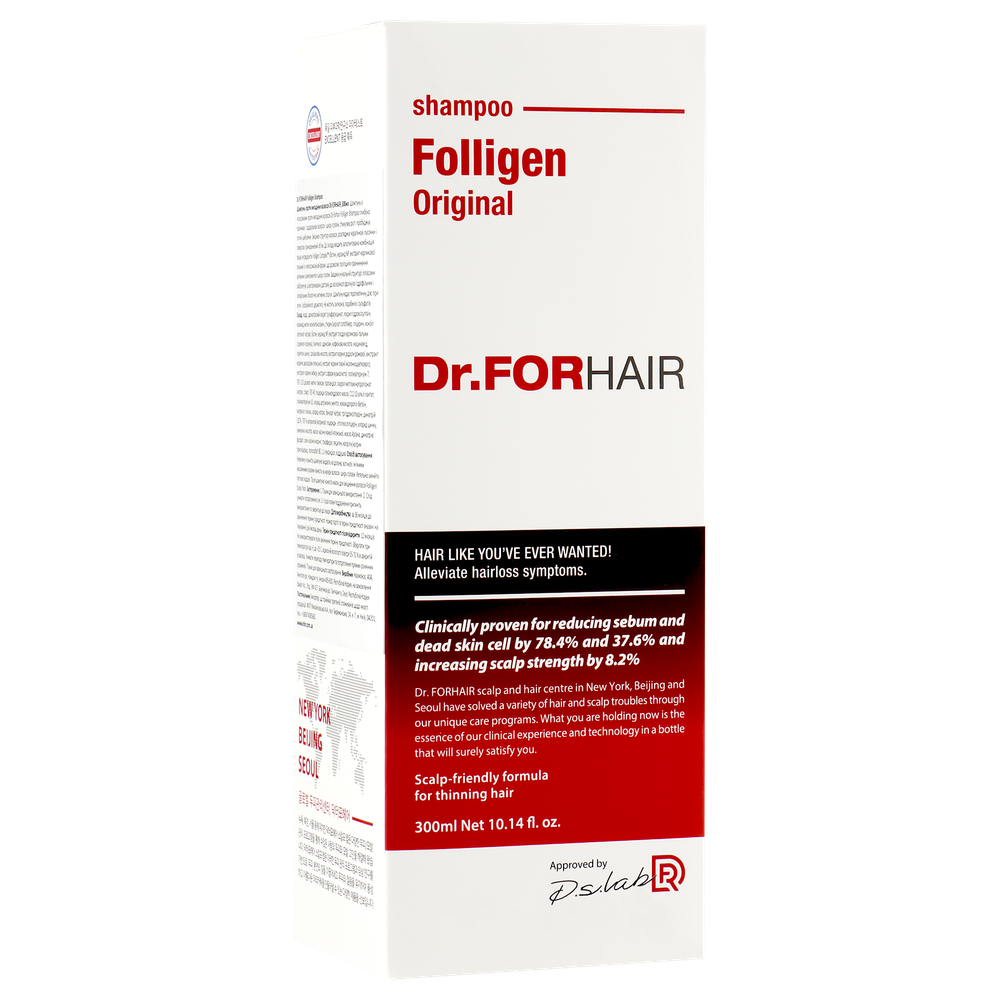 Шампунь с липосомами против выпадения волос Dr.Forhair Folligen Shampoo (300ml)