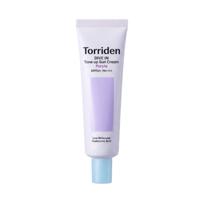 TORRIDEN Dive In Tone Up Sun Cream Purple SPF50+ PA++++, 60 ml.