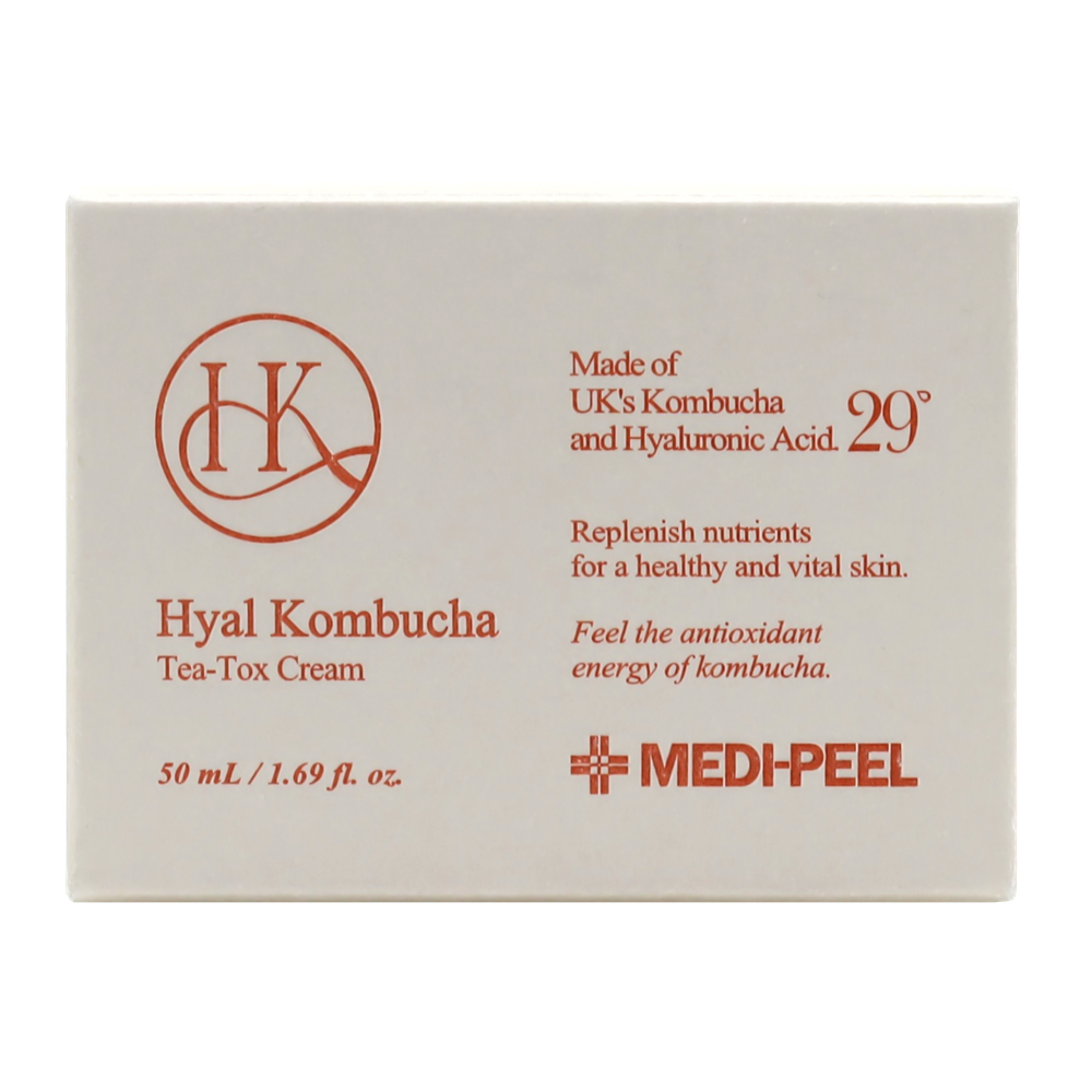 Двойной крем с 50% комбучи и церамидами Medi-Peel Hyal Kombucha Tea-Tox Cream