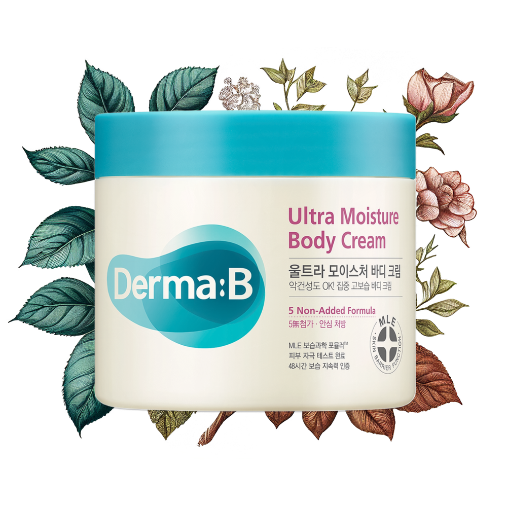 Увлажняющий крем для тела с ароматом ванили Derma:B Ultra Moisture Body Cream