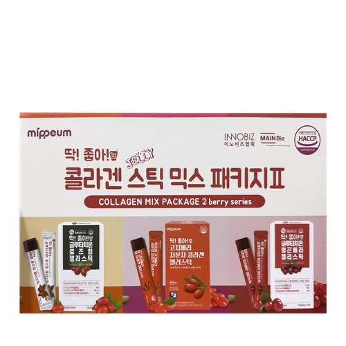 Mippeum Collagen Jelly Stick Mix Package 2 Berry Series