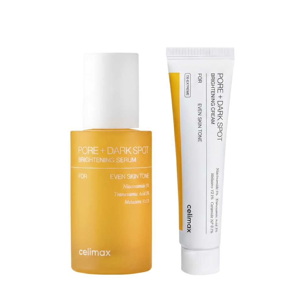 CELIMAX Pore+Dark Spot Brightening Serum + Cream, 30 + 35 ml.
