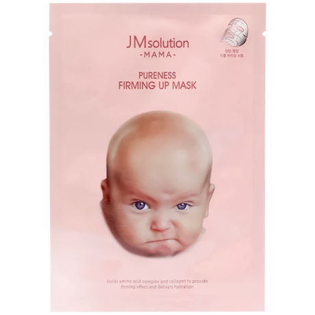 Гипоаллергенная тканевая маска для упругости кожи JMsolution Mama Pureness Firming Up Mask