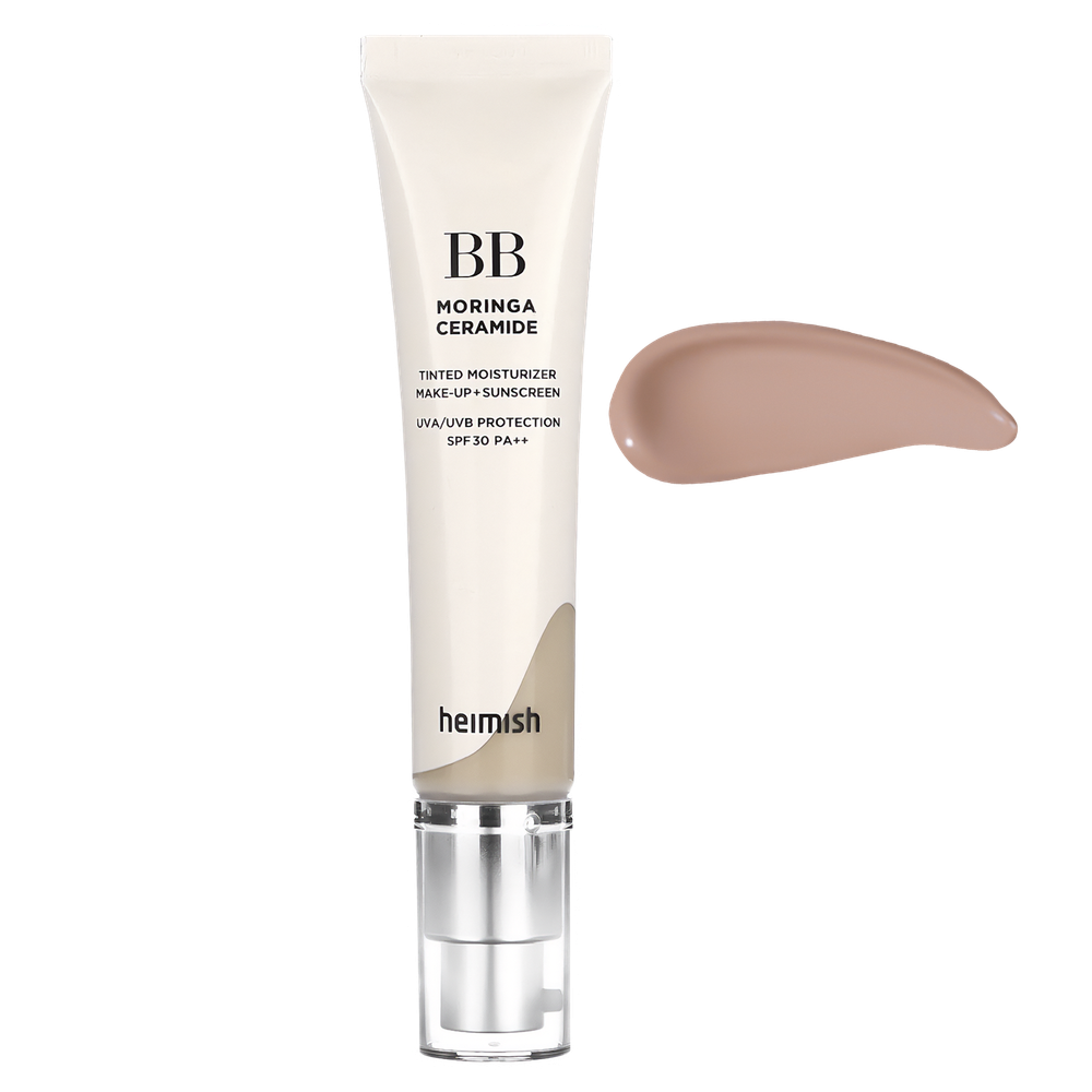 Увлажняющий ВВ крем Heimish Moringa Ceramide BB Cream SPF 30 PA++ No 21 Light Nude