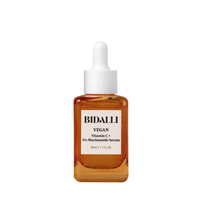 BIDALLI VEGAN Vitamin C+ 5% Niacinamide Serum, 50 ml.