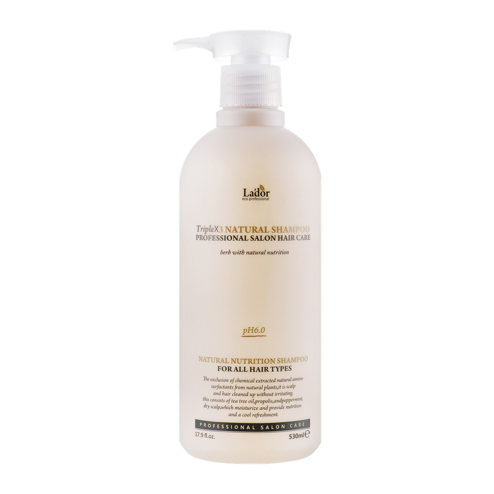 Бессульфатный органический шампунь с эфирными маслами Lador Triplex Natural Shampoo