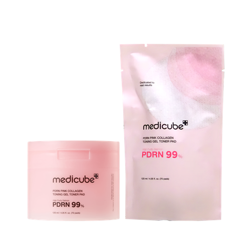 Medicube PDRN Pink Collagen Toning Gel Toner Pad