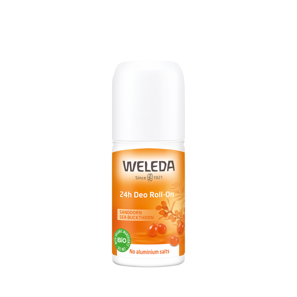WELEDA Sanddorn Sea Buckthorn 24h Roll On Deodorant, 50 ml.
