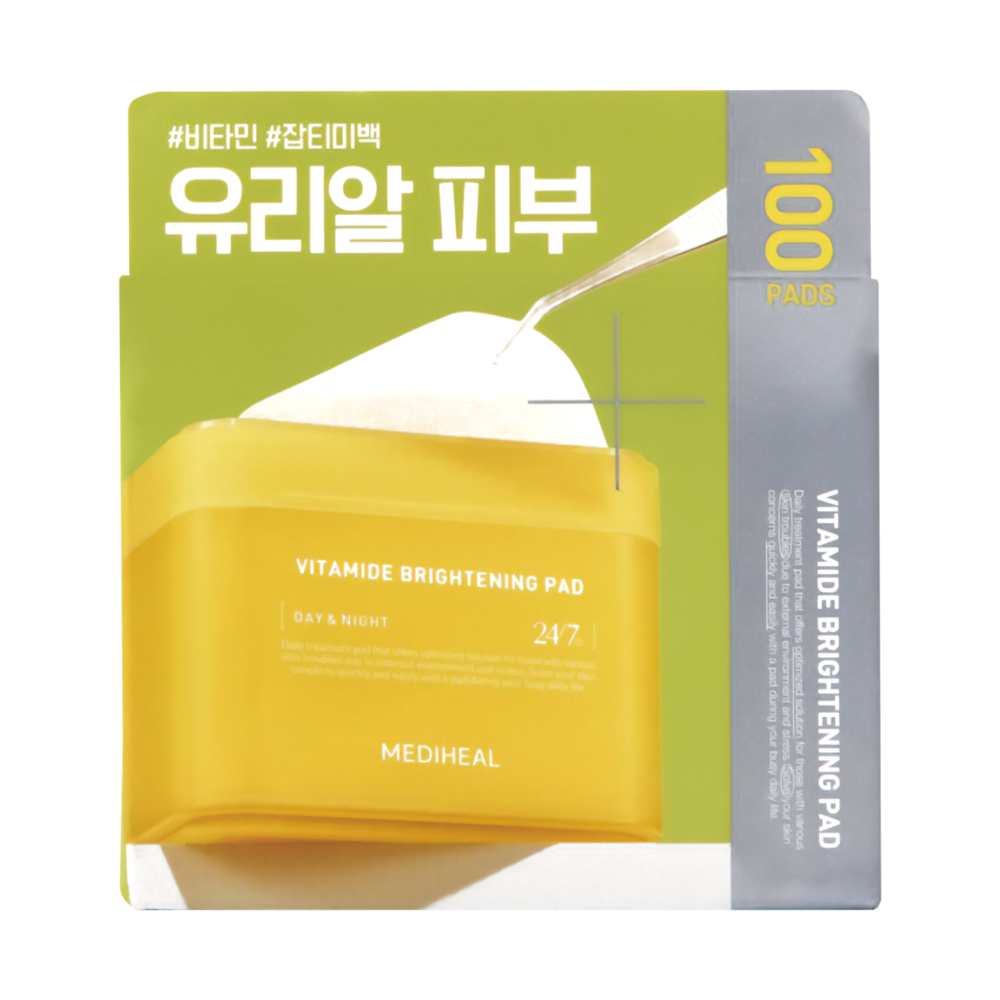 Пэды для осветления пигментных пятен и придания сияния коже MEDIHEAL Vitamide Brightening Pad