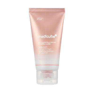 MEDICUBE Collagen Milk Toning Wrapping Mask, 75 ml.