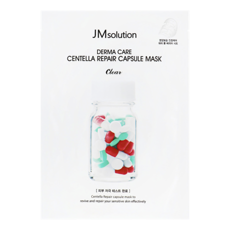 Целлюлозная маска с центеллой азиатской JMsolution Derma Care Centella Repair Capsule Mask