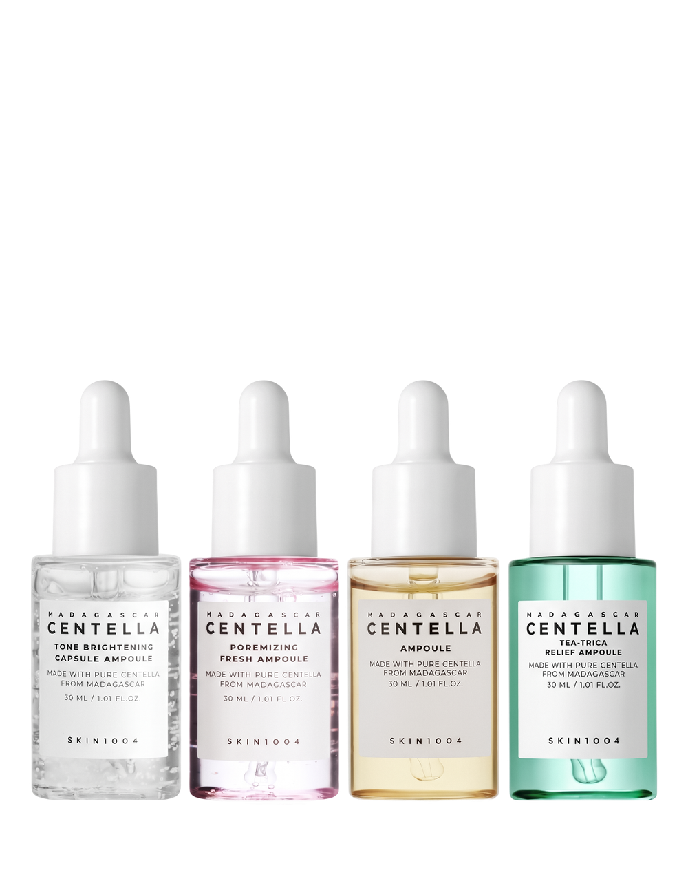 SKIN1004 Madagascar Centella Ampoule Kit, 4 шт по 30 ml.