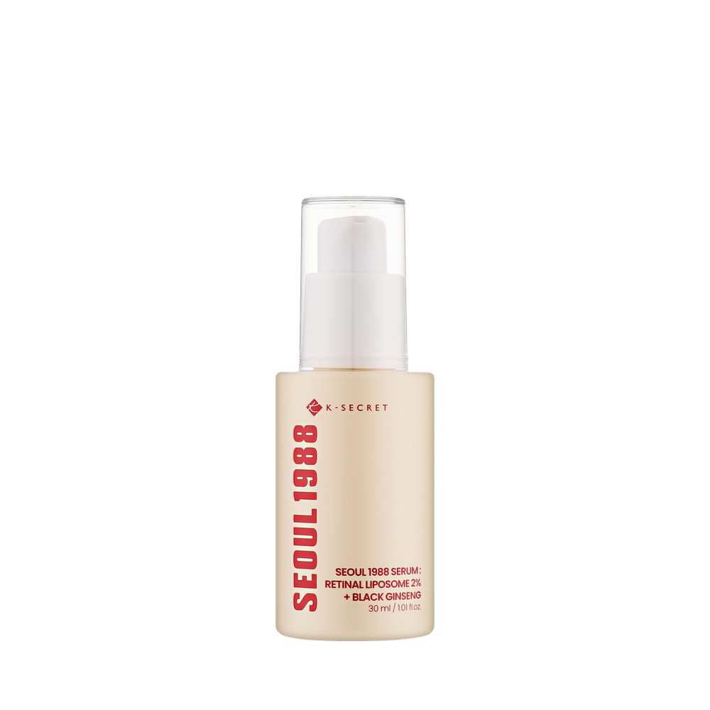 K-SECRET Seoul 1988 Serum: Retinal Liposome 2% + Black Ginseng, 30 ml.