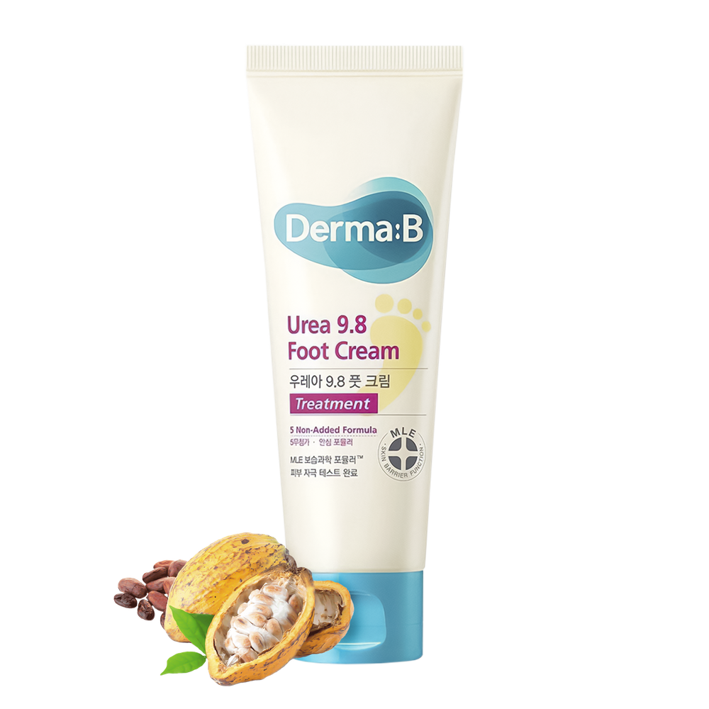 Смягчающий ламеллярный крем для ног с мочевиной Derma:B Urea 9.8 Foot Cream