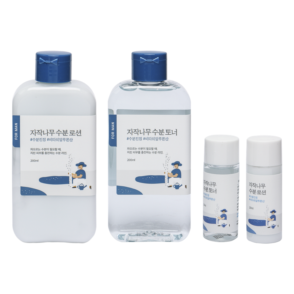 Round Lab For Men Birch Juice Moisturizing Toner & Lotion Set