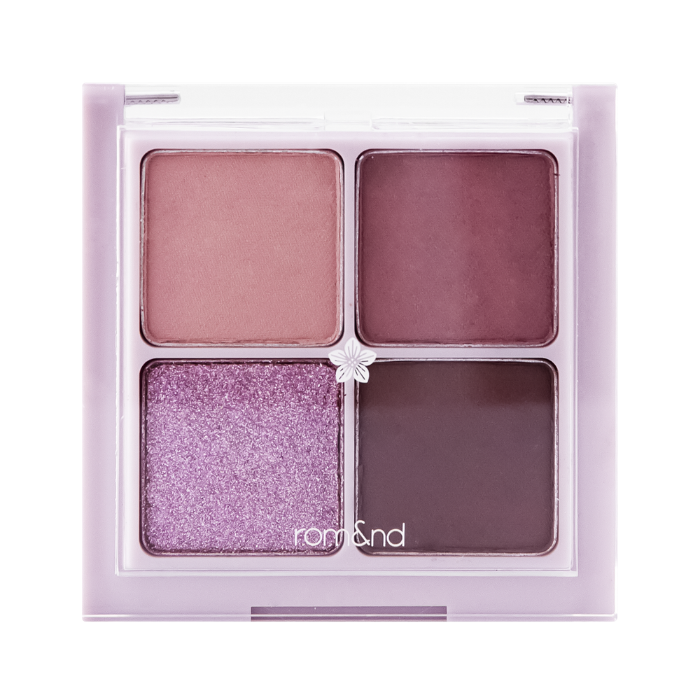 Маленькая палетка теней для век Rom&Nd Better Than Eyes Palette N02. Dry Violet