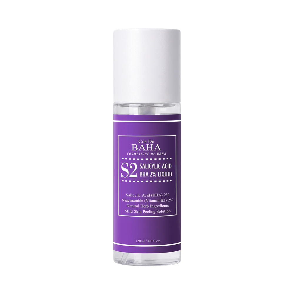 COS DE BAHA Salicylic Acid BHA 2% Liquid, 120 ml.