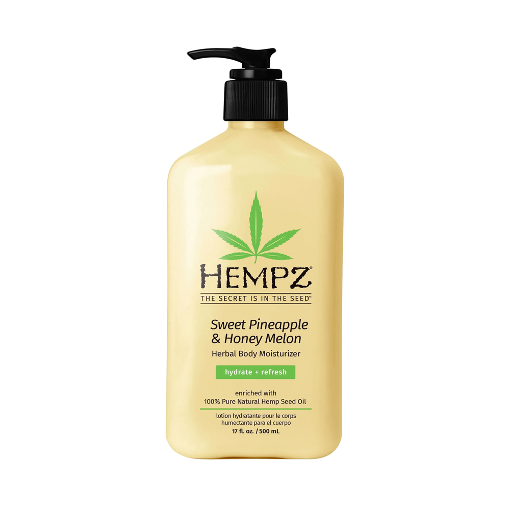 HEMPZ Sweet Pineapple & Honey Melon Herbal Body Moisturizer, 500 ml.