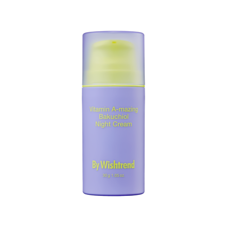 Ночной крем с ретиналом и бакучиолом By Wishtrend Vitamin A-mazing Bakuchiol Night Cream