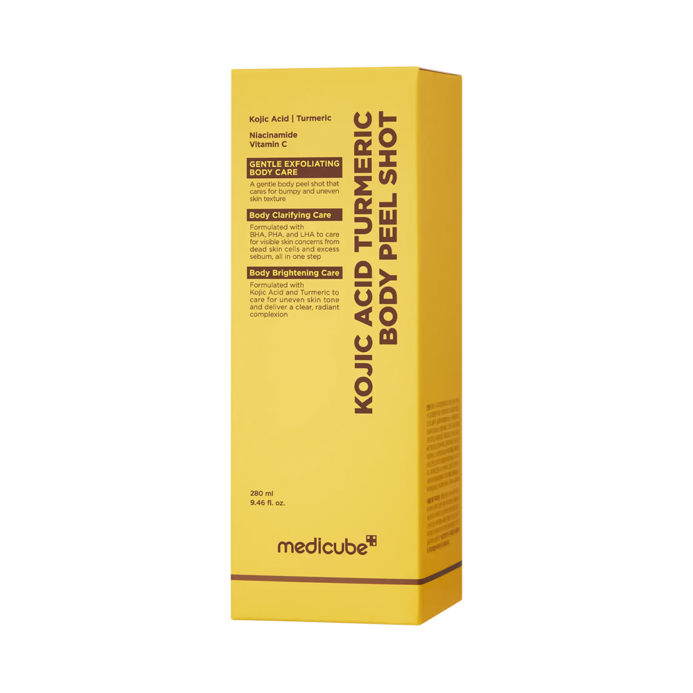 MEDICUBE Kojic Acid Turmeric Body Peel Shot, 280 ml.