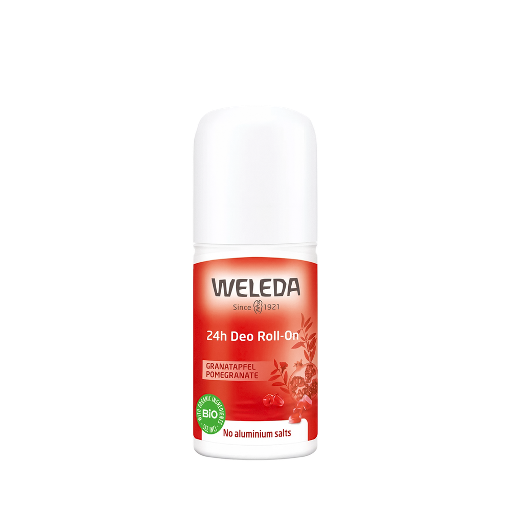 WELEDA Granatapfel Pomegranate 24h Roll On Deodorant, 50 ml.