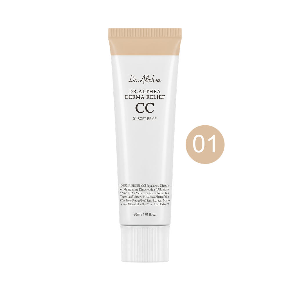 DR. ALTHEA Derma Relief CC 01 Soft Beige, 30 ml.