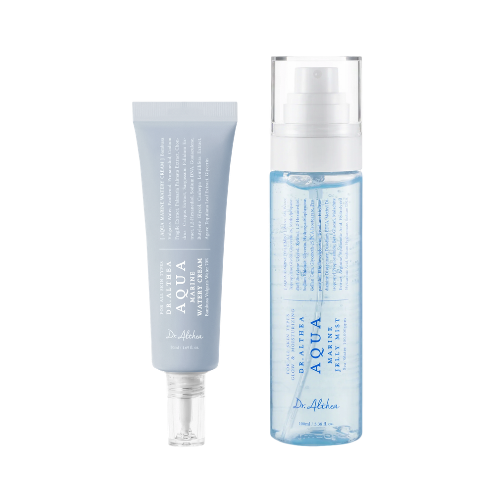 DR.ALTHEA Aqua Marine Watery Cream+Jelly Mist, 50+100 ml.