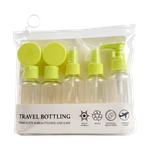 TRAVEL BOTTLING дорожный набор косметических емкостей, 7 шт. (Зелёный)