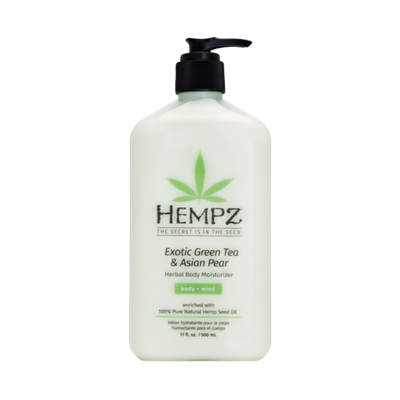 HEMPZ Exotic Green Tea & Asian Pear Herbal Body Moisturizer, 500 ml.
