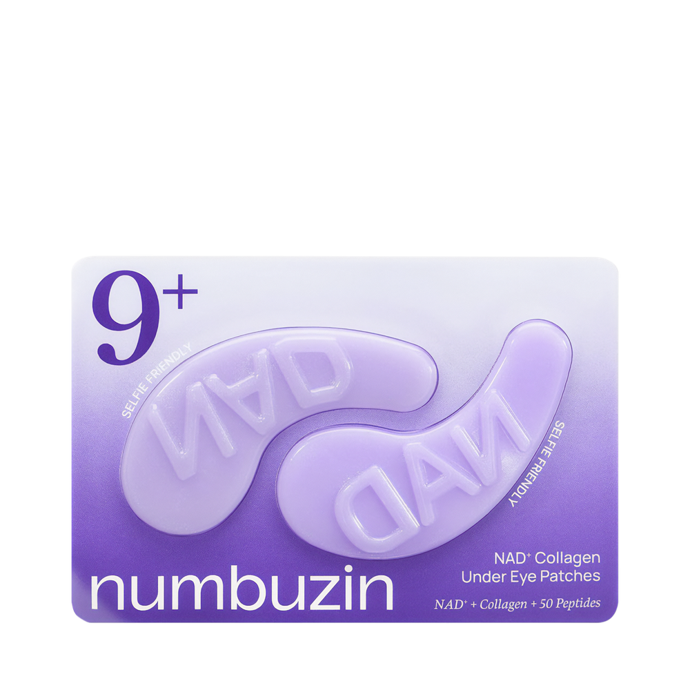 NUMBUZIN No.9 NAD+ Collagen Under Eye Patches, 5 пар в упаковке.